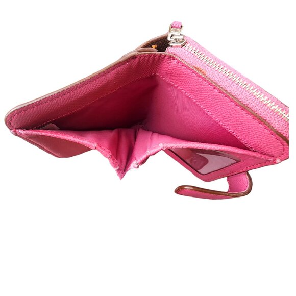 Coach khaki/pink saddle wallet - Picture 9 of 16
